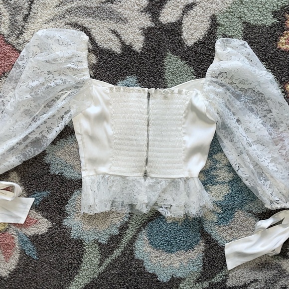 FOR LOVE AND LEMONS Lace top size Small - Picture 3 of 8